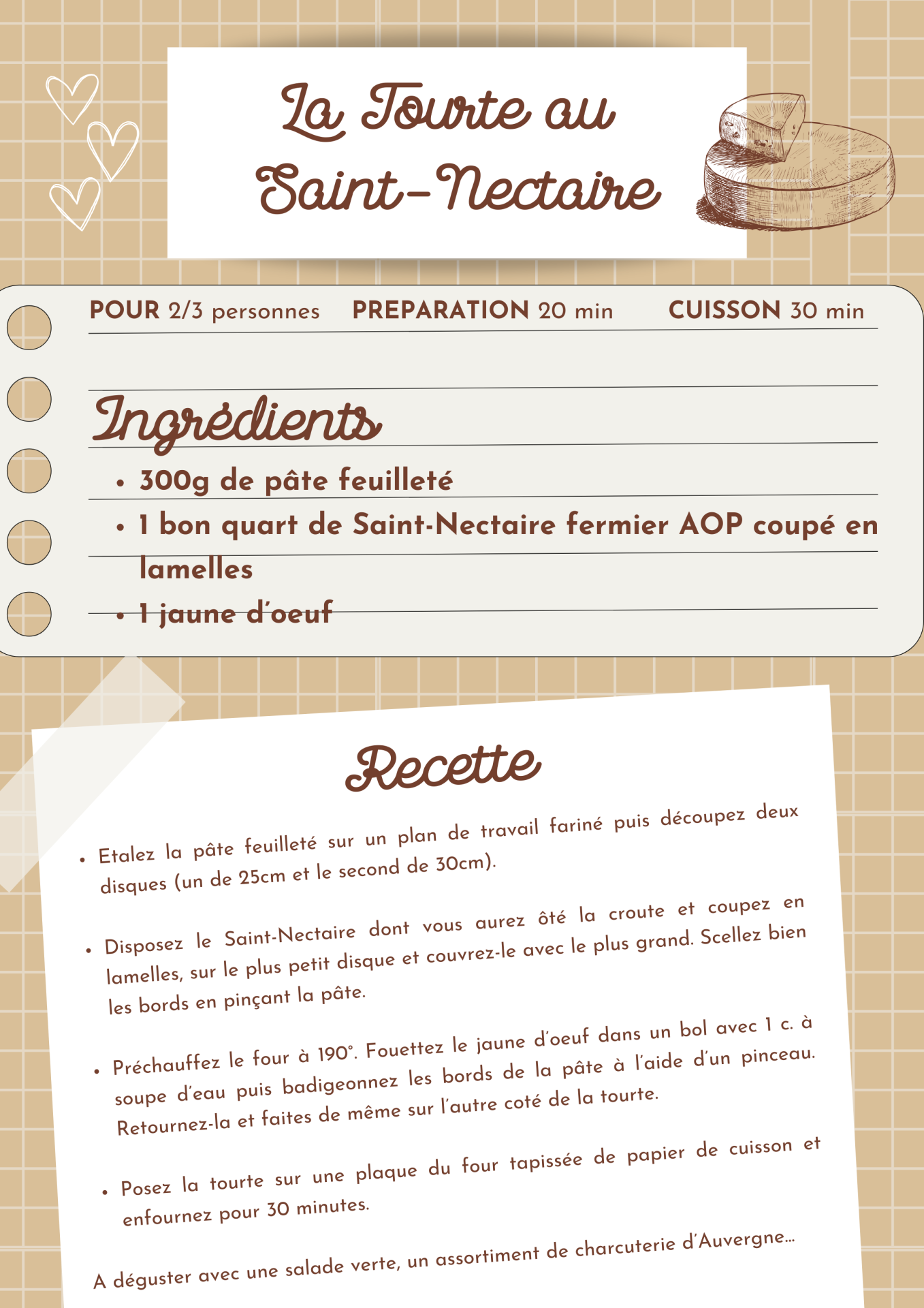 Marron beige collage recette cre pe booklet 2